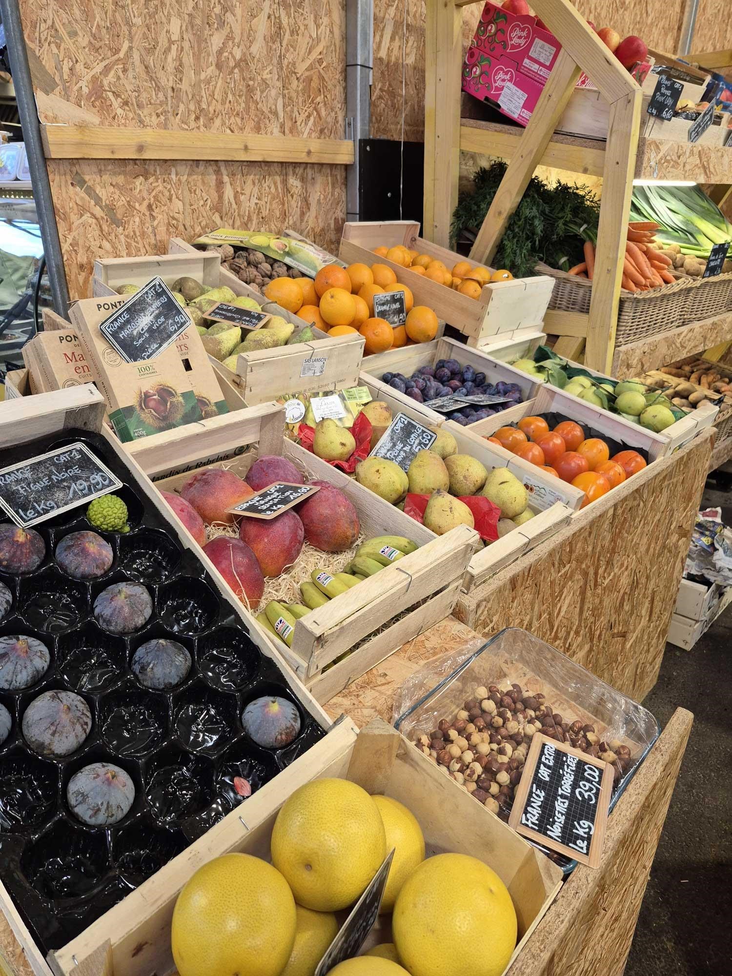 Primeurs sous les halles