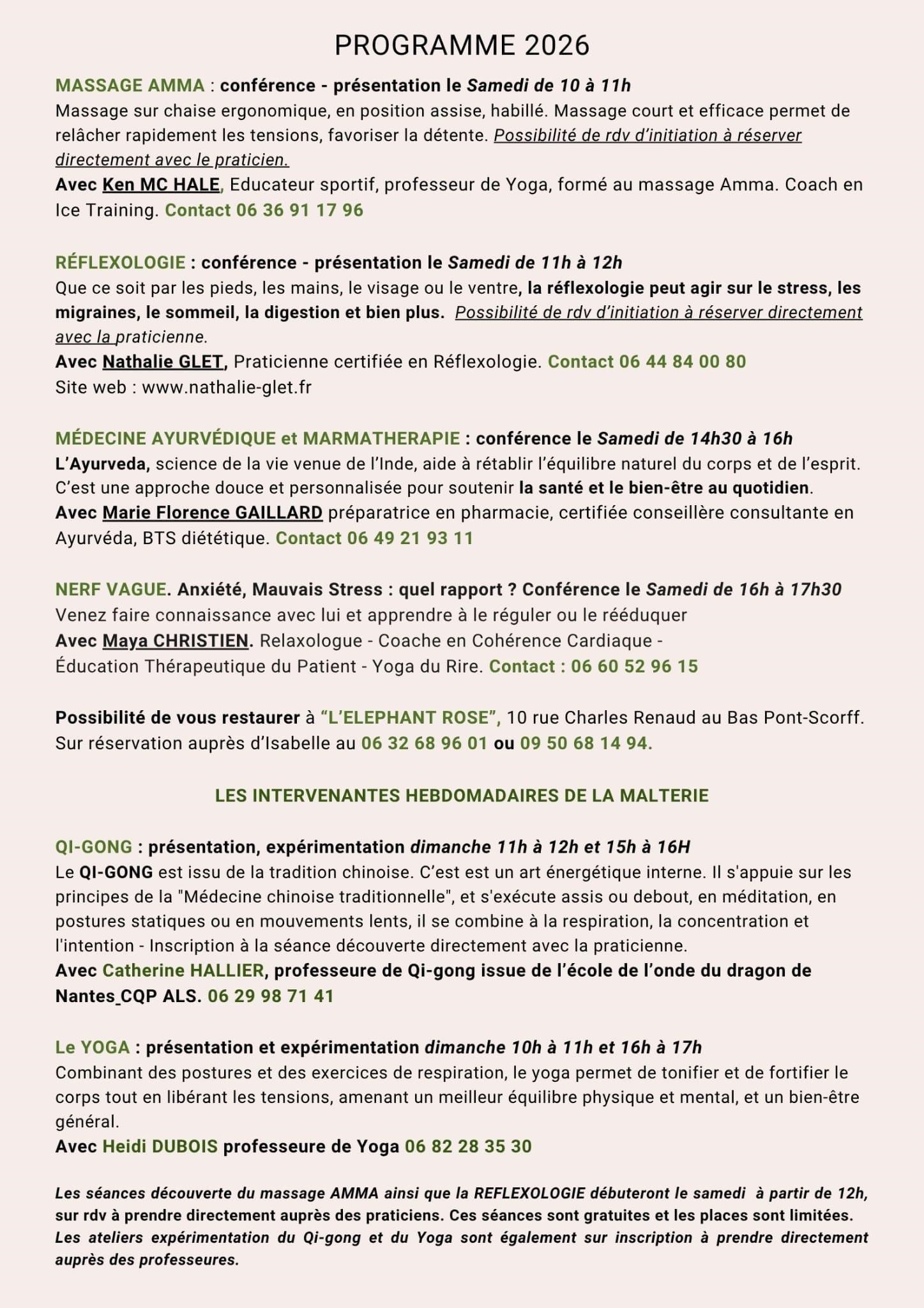 Conférence santé Cléguer