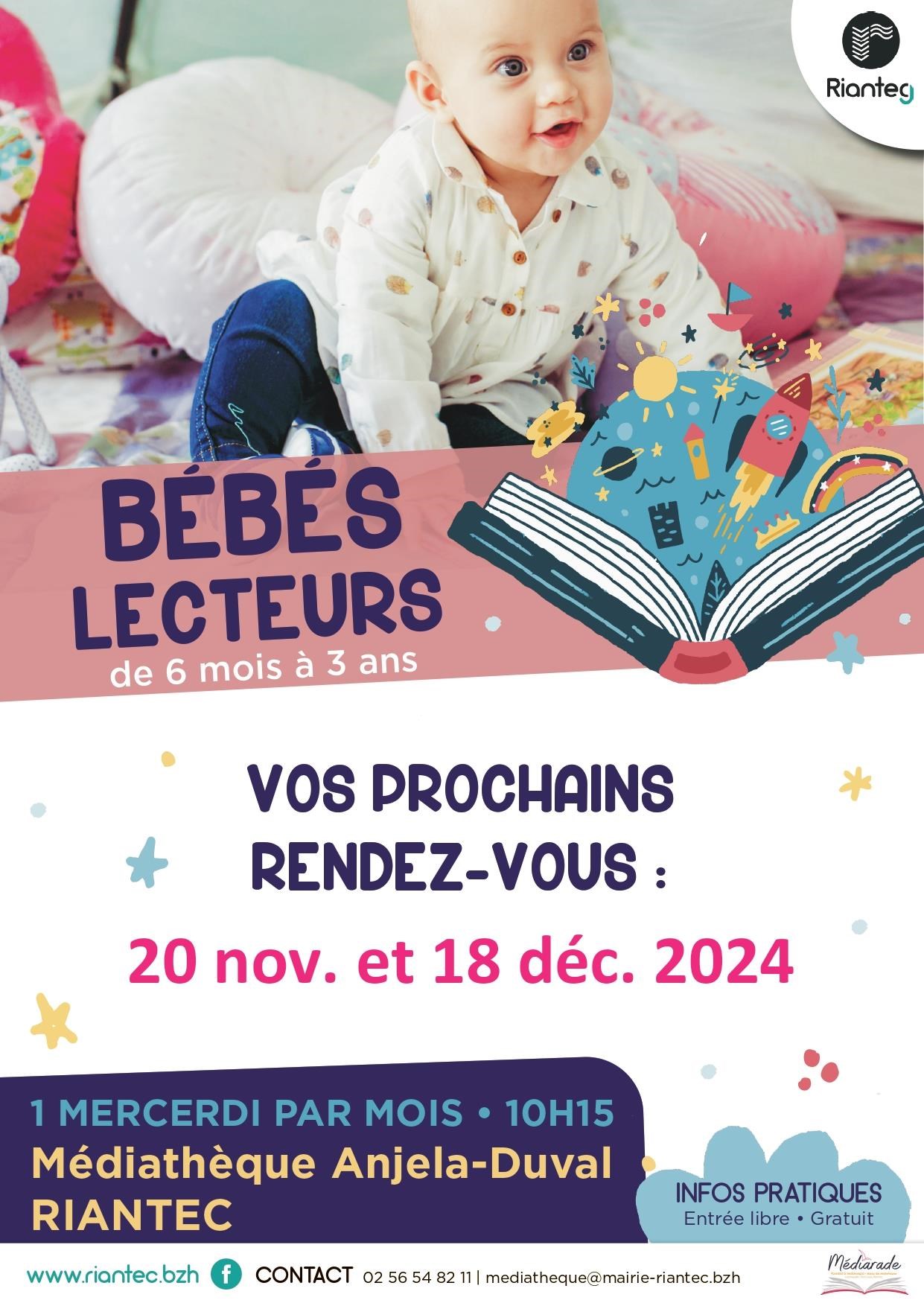 Rendez-vous bébés lecteurs Le 20 nov 2024