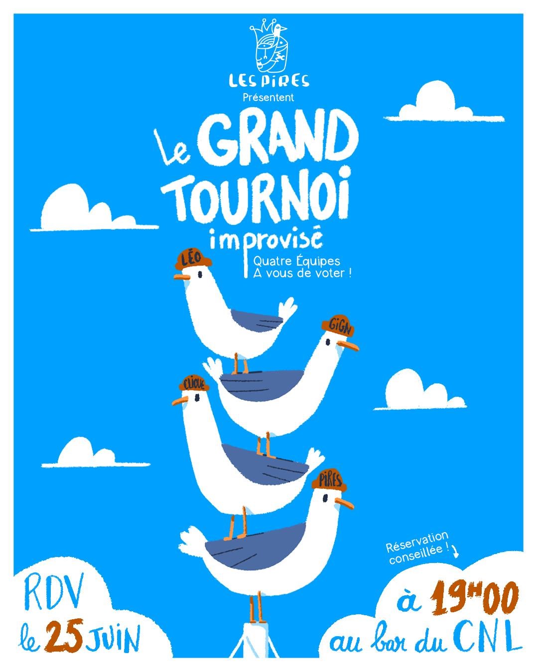 Le Grand tournoi improvisé au CNL