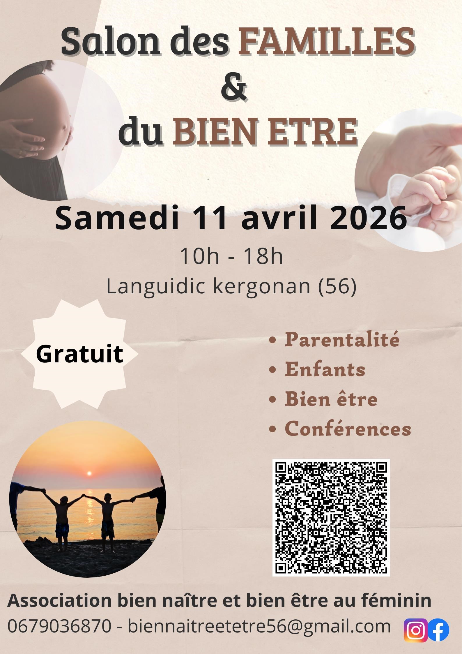 Affiche salon famille bien être