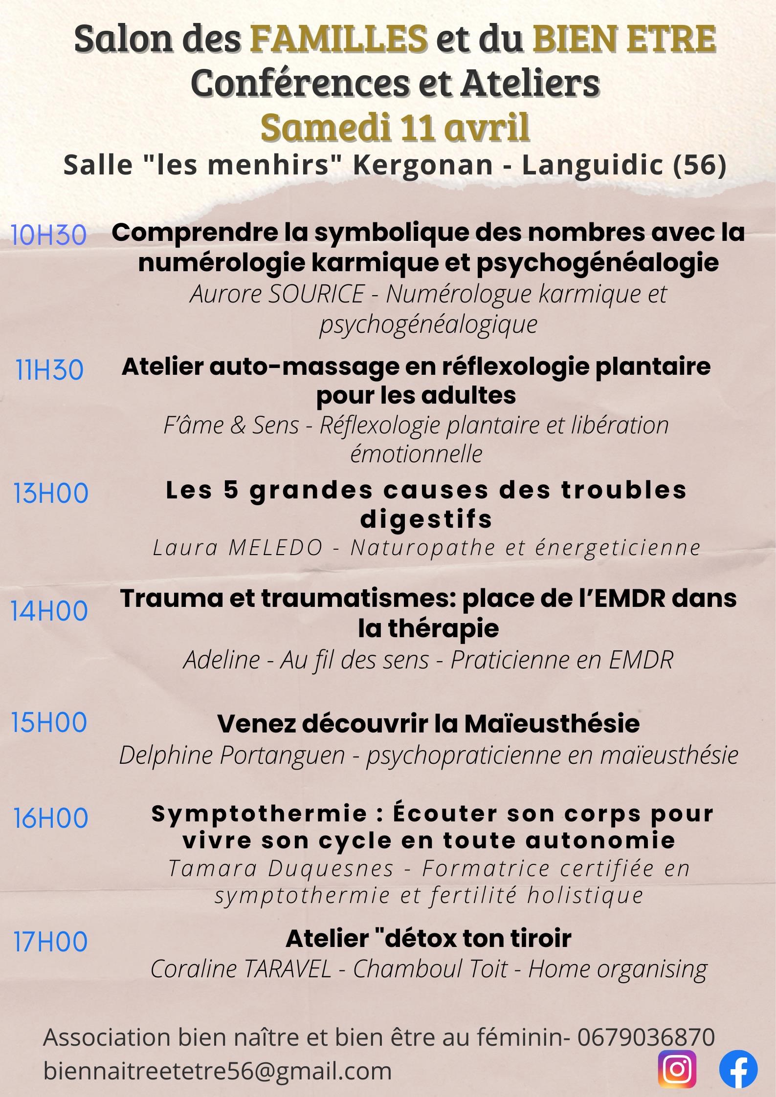 Conférences et ateliers