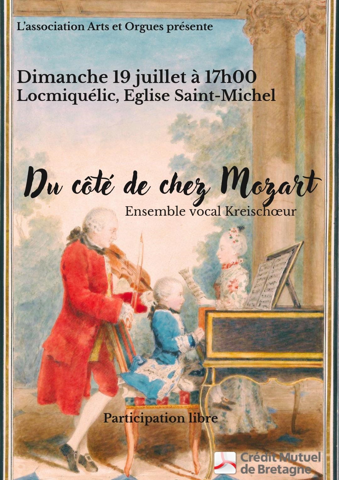 Affiche «du côté de chez Mozart»