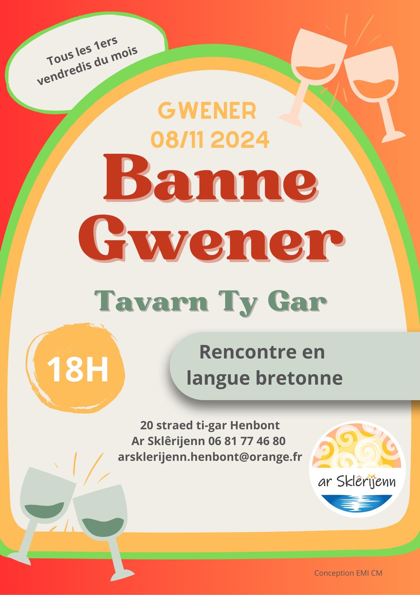 Afterwork breton - Banne Gwener Le 8 nov 2024