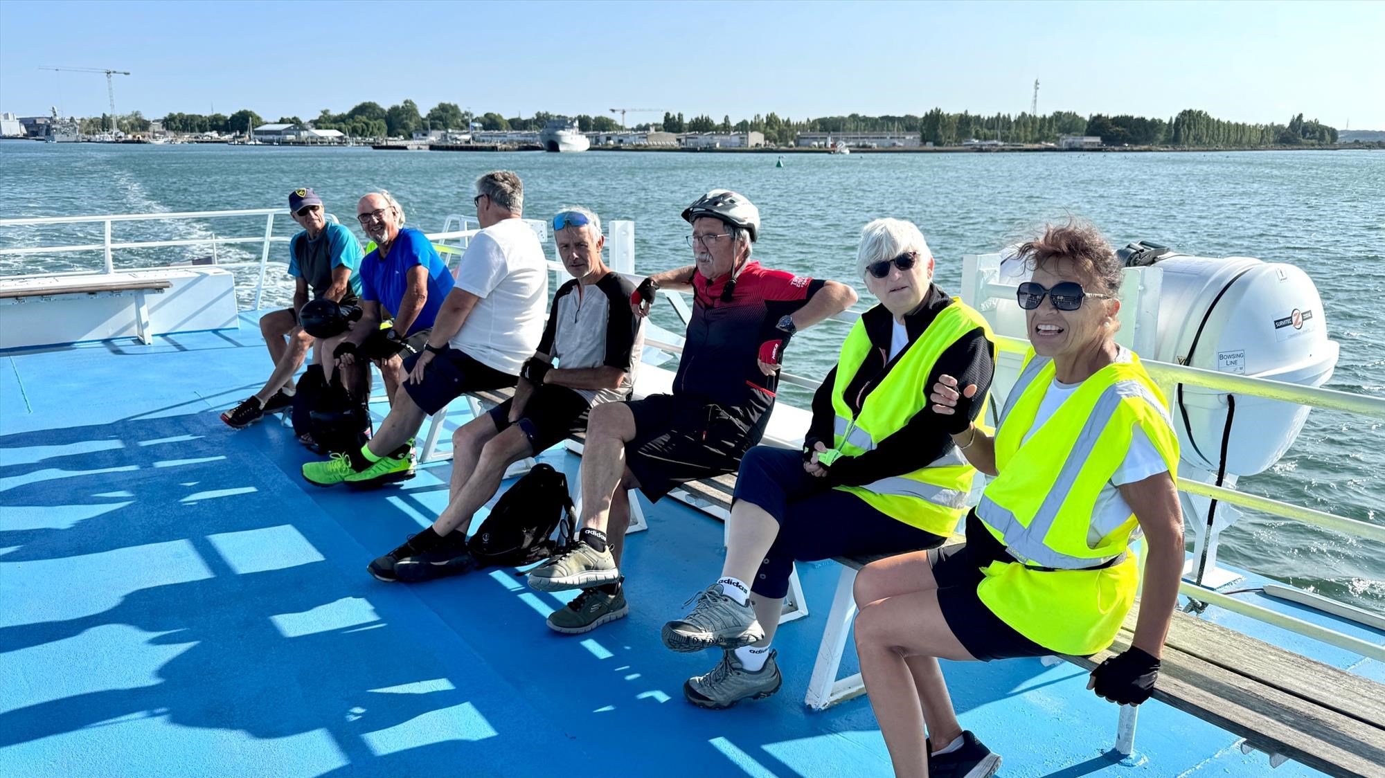 Retour en bateau bus