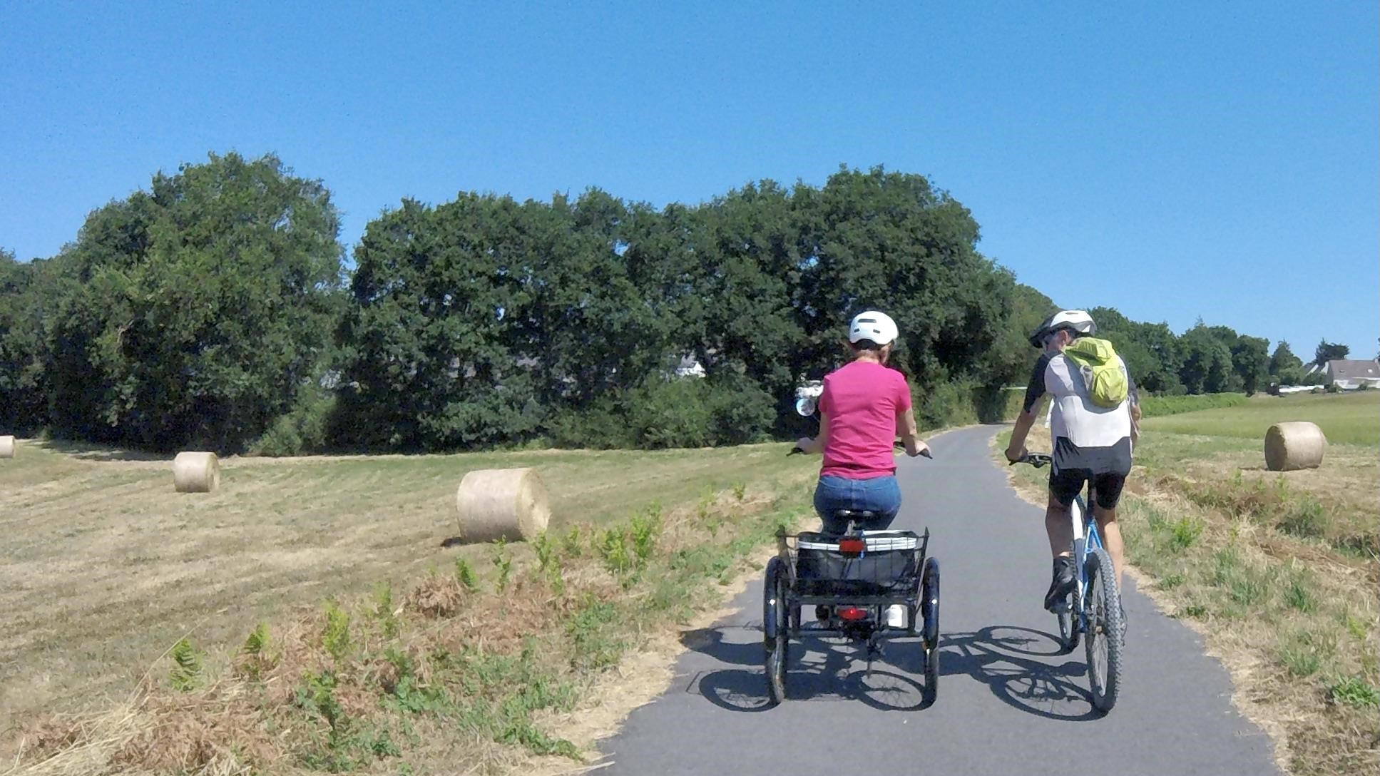 Balade à vélo pour PMR et débutants