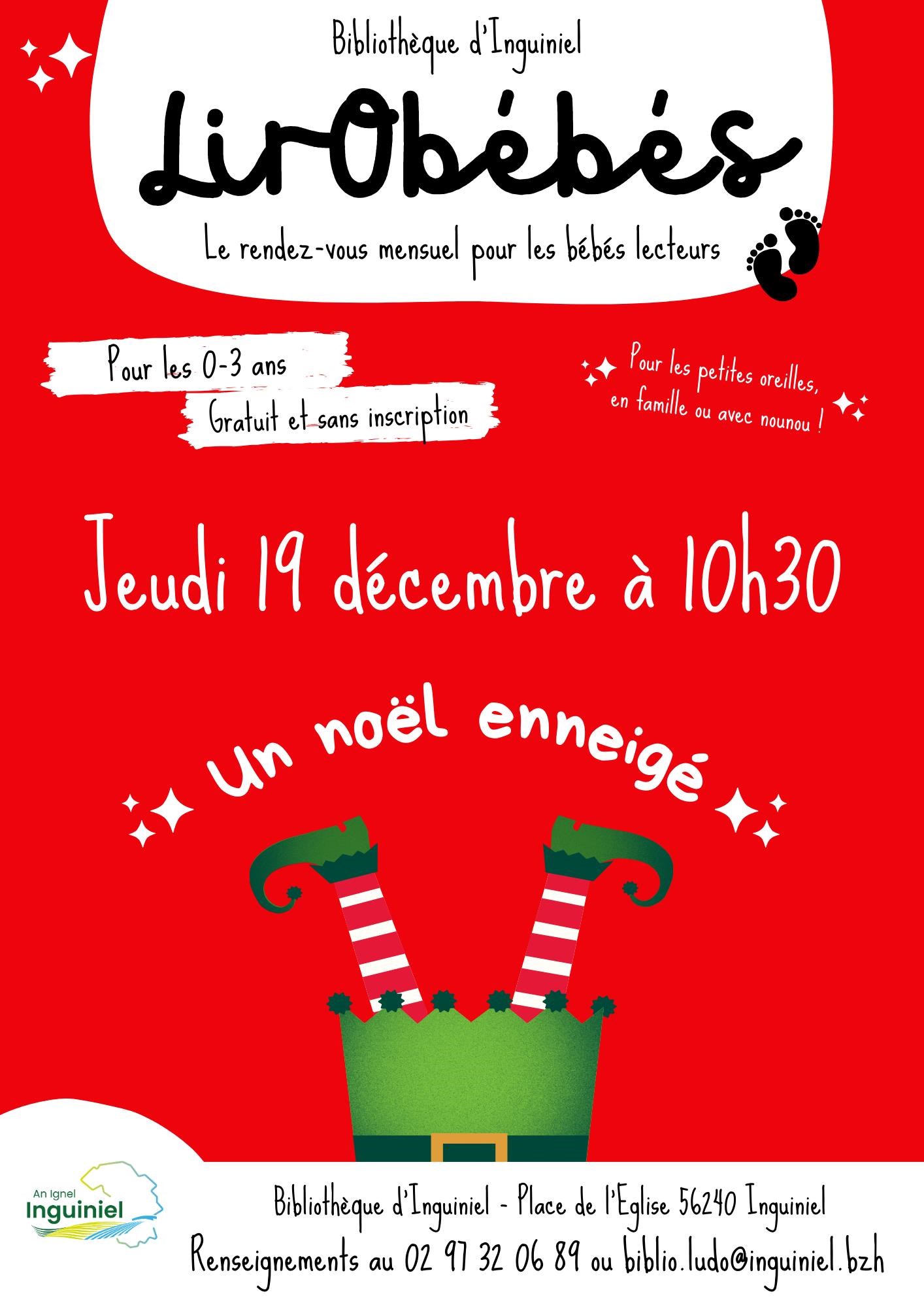 LirObébés : le rendez-vous mensuel des bébés... Le 19 déc 2024