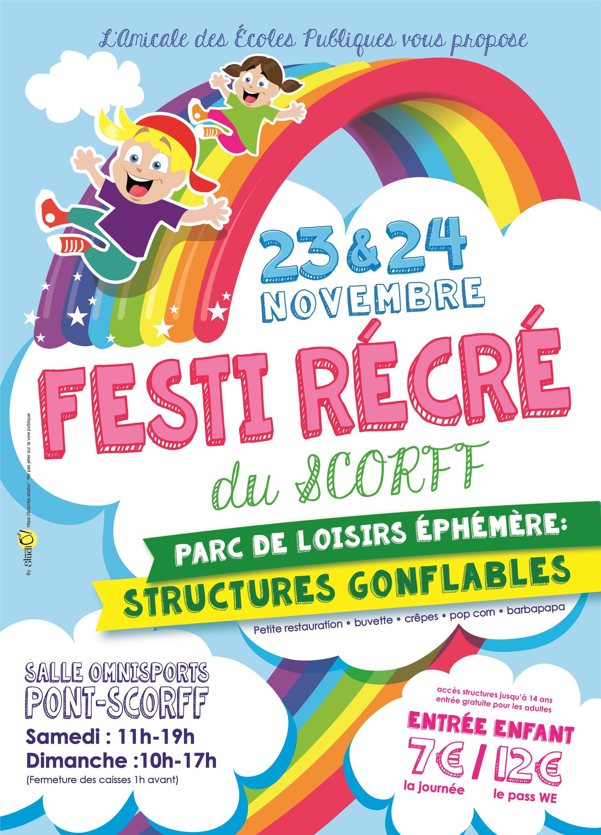 Festi récré Du 23 au 24 nov 2024