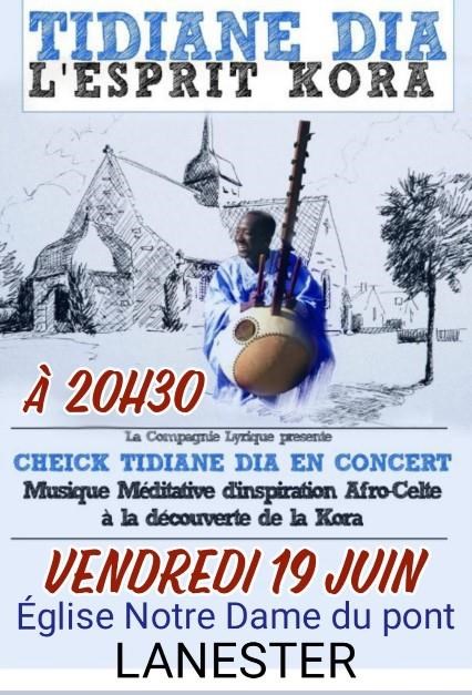 affiche du concert L'esprit kora