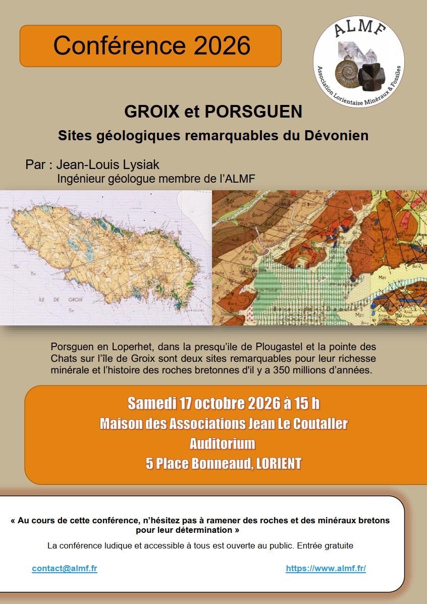 Geologie de Groix et Porsguen
