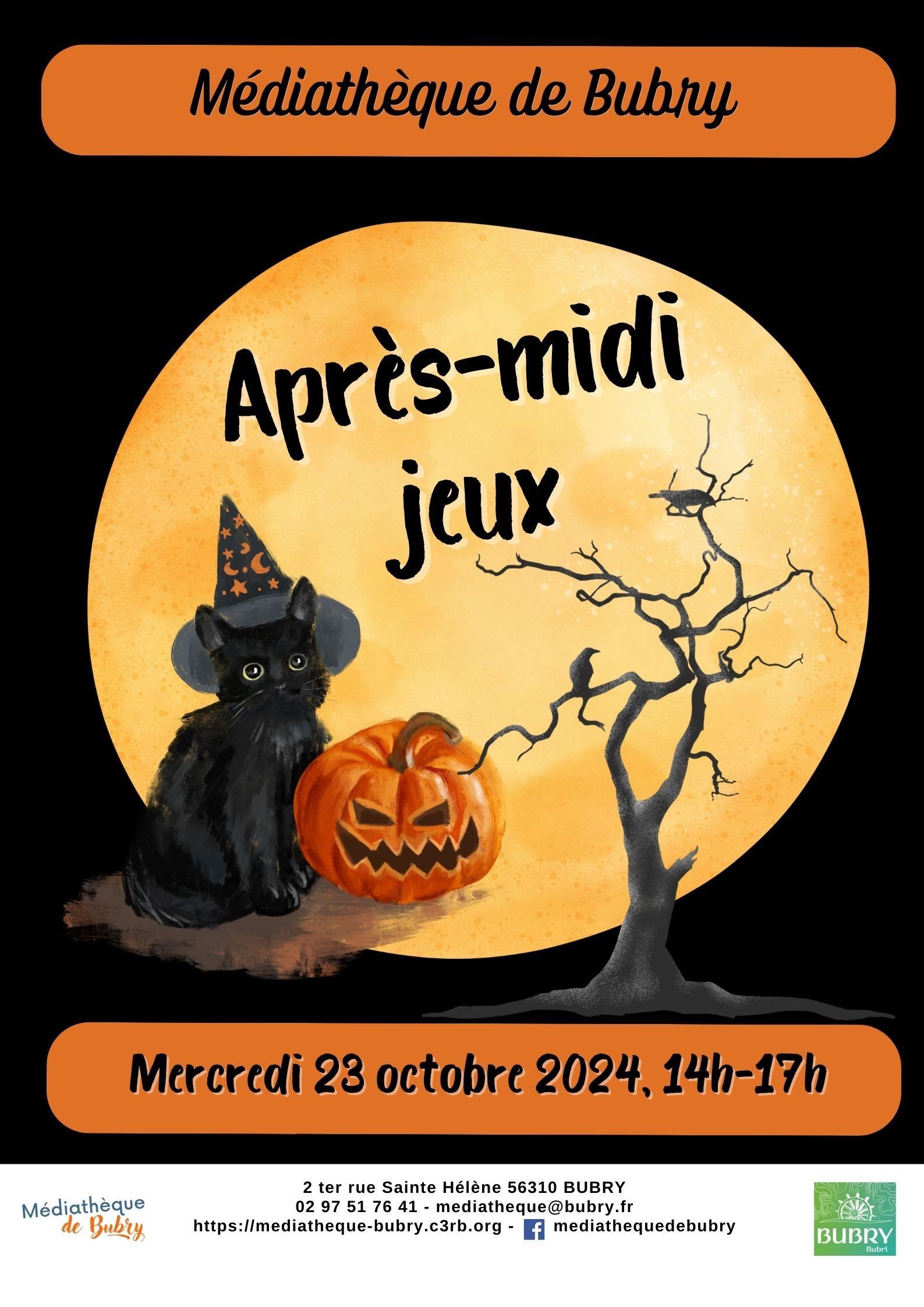 Après-midi jeux Le 23 oct 2024