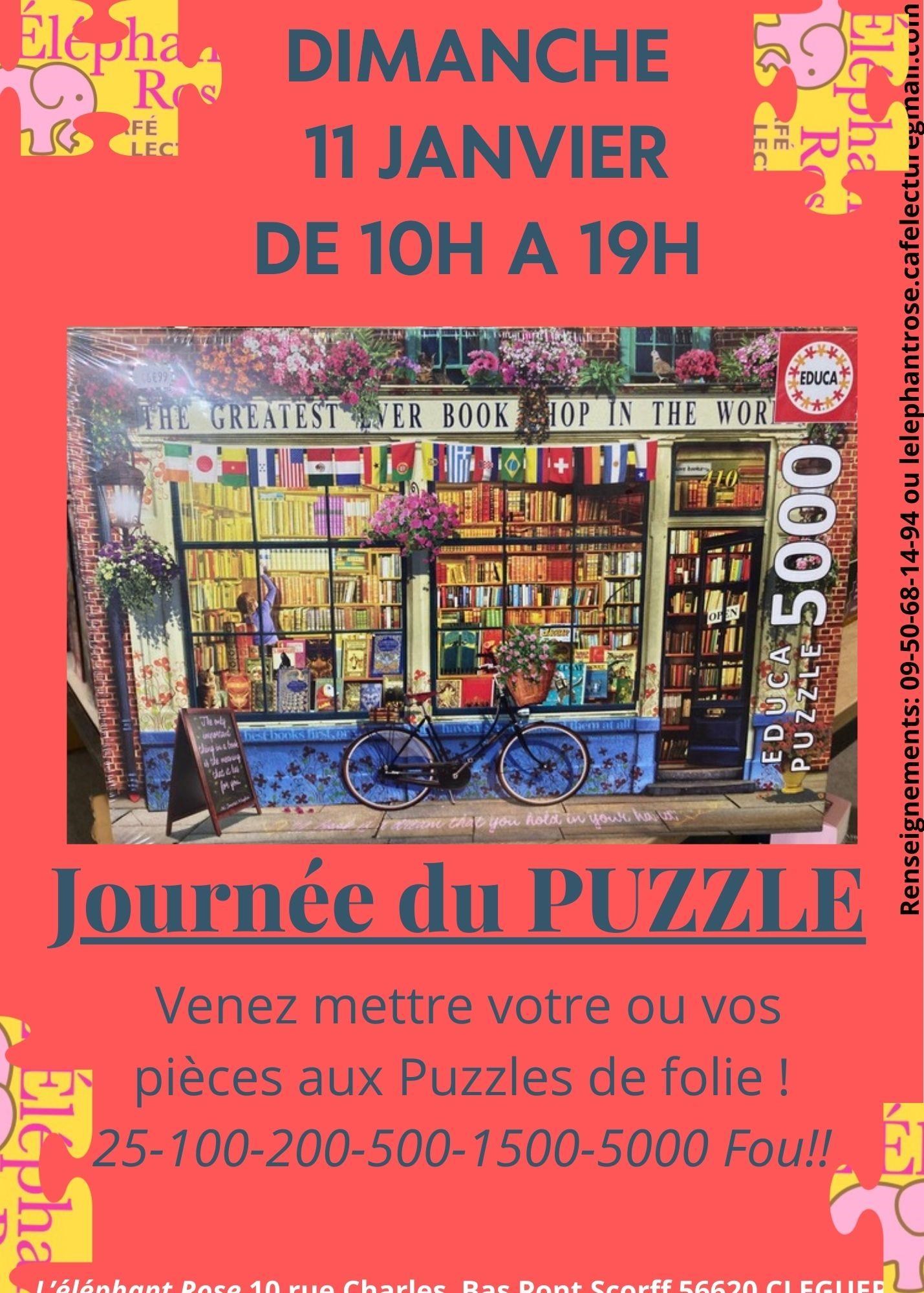 Journée Puzzle à l'Elephant Rose