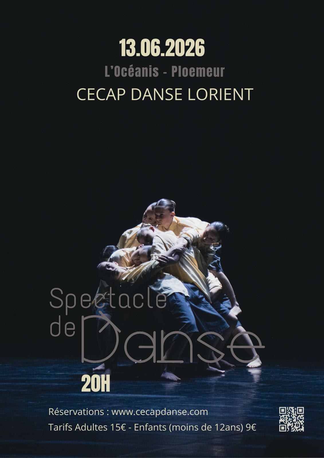 Affiche Spectacle Océanis 13 juin
