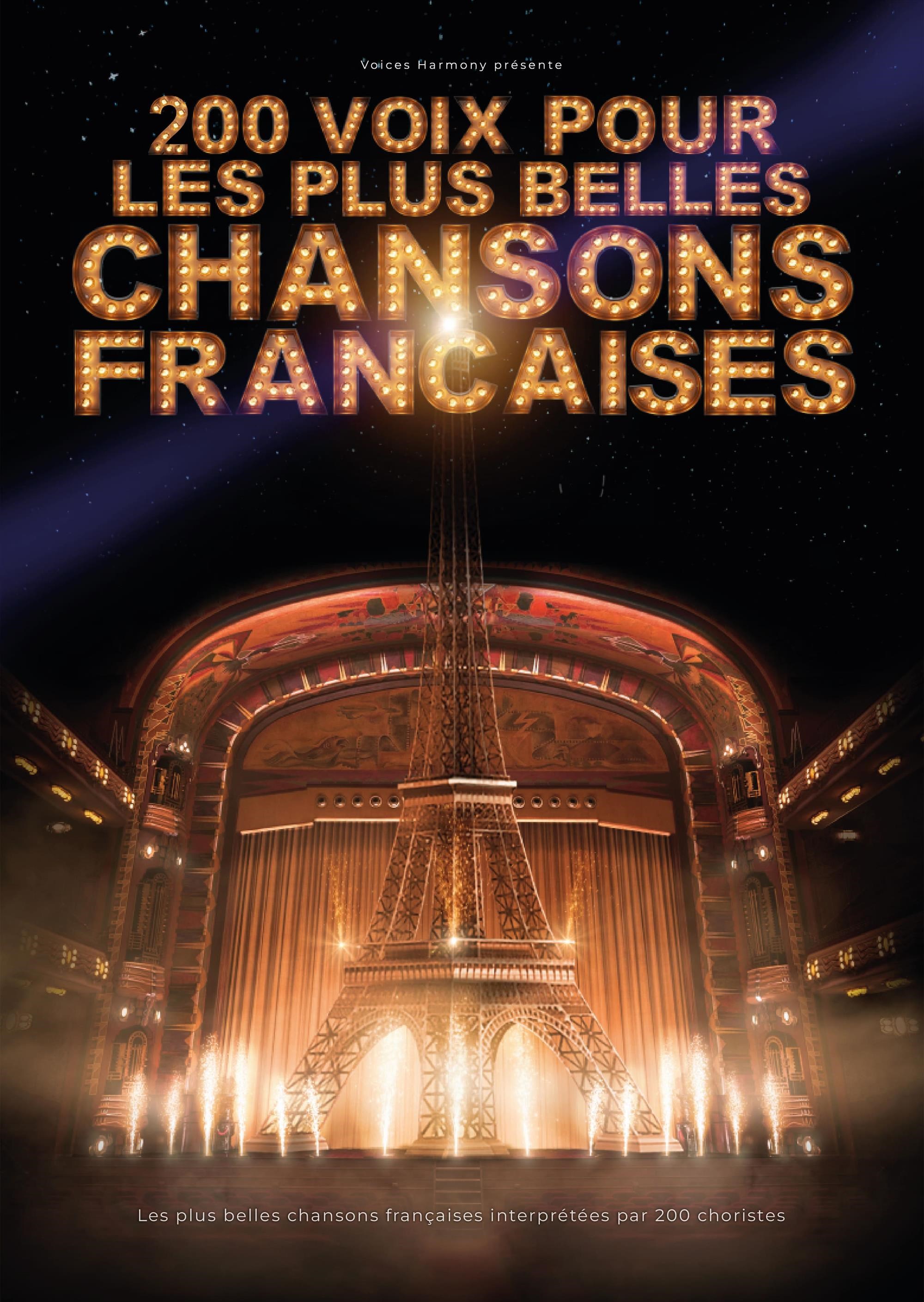 Affiche - 200 voix pour les plus belles chansons françaises