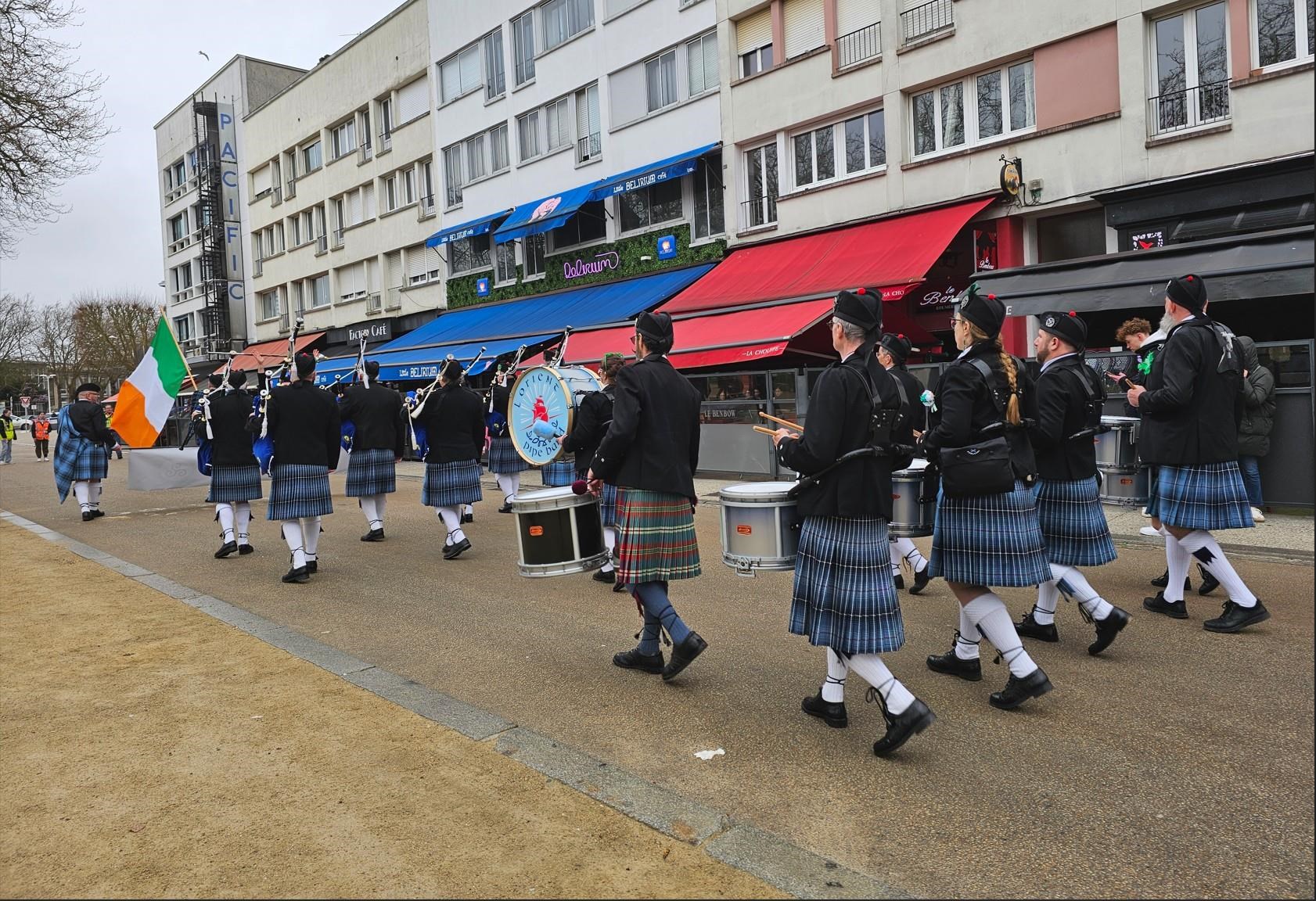 Défilé du Lorient Pipe Band