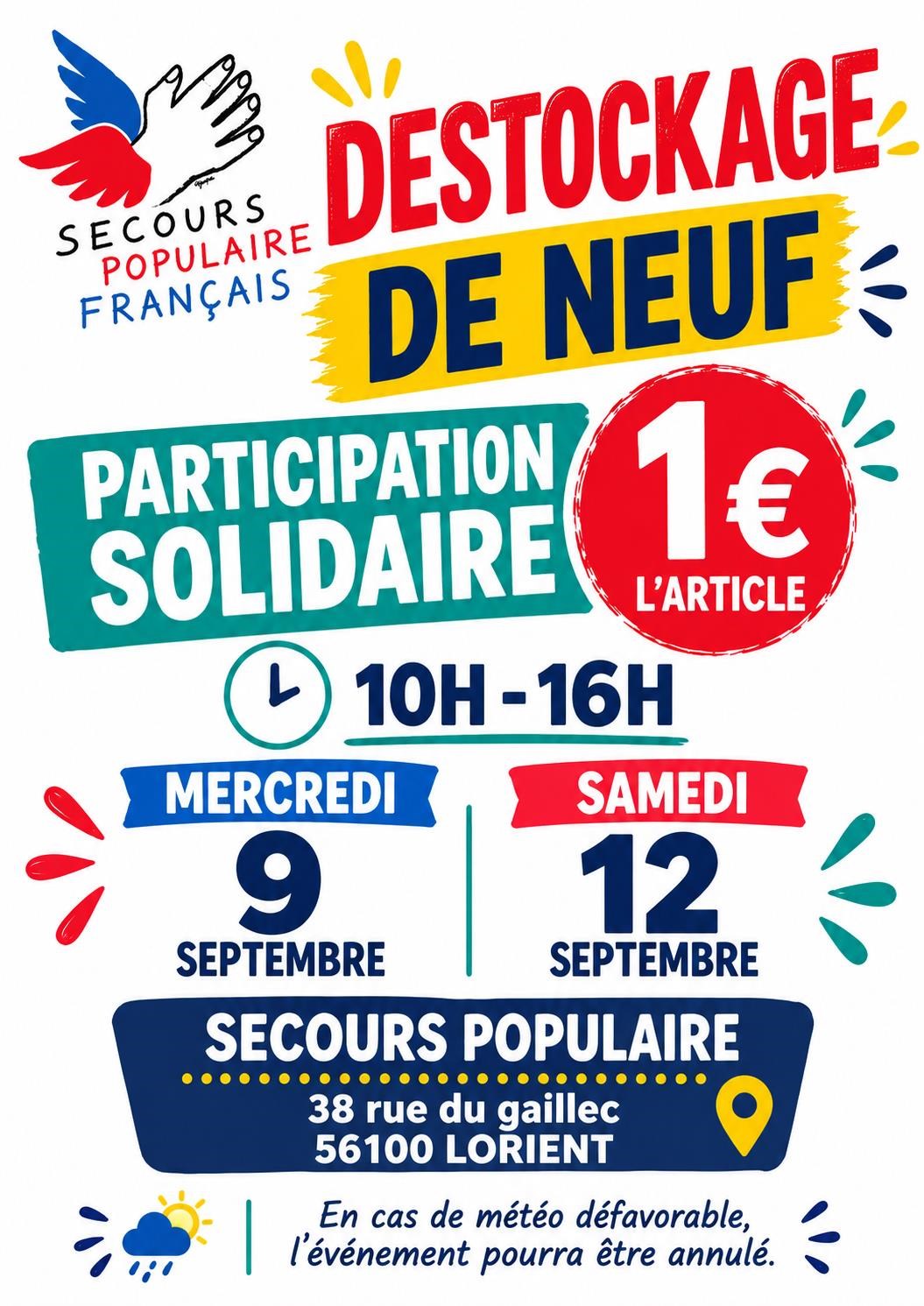Bourse, braderie Lorient