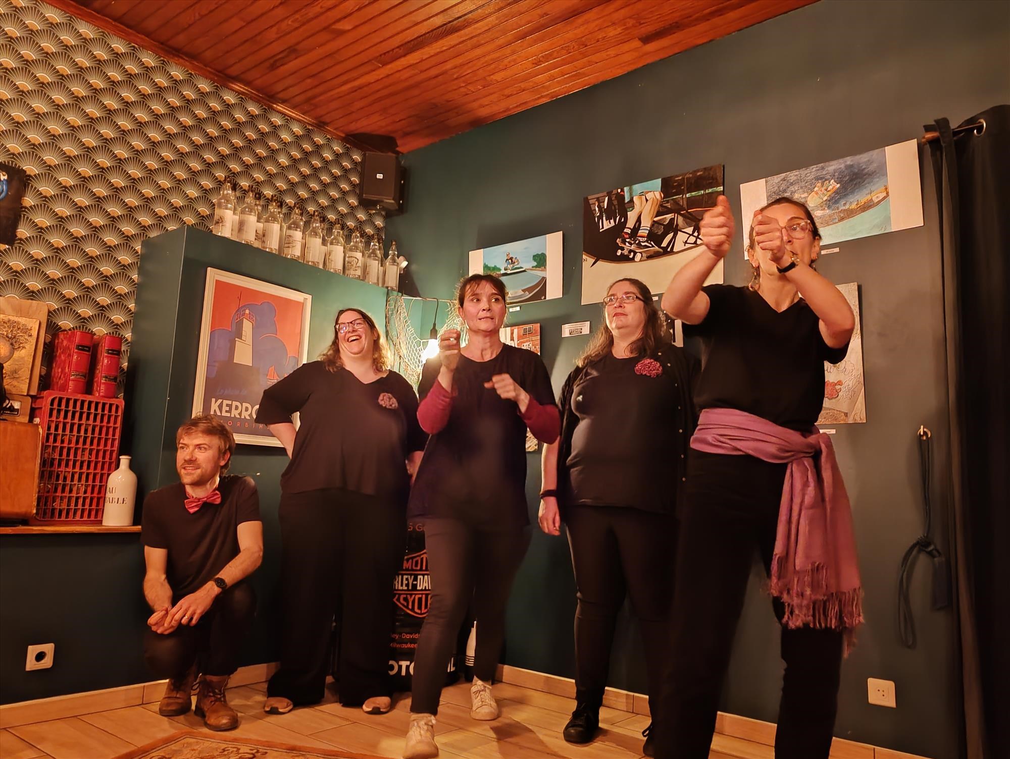 La Grappe sur les planches