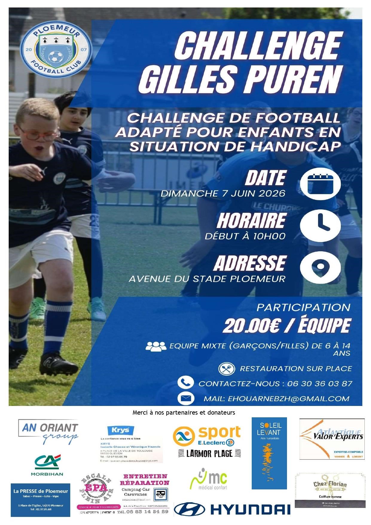 Challenge GILLES PUREN 2026