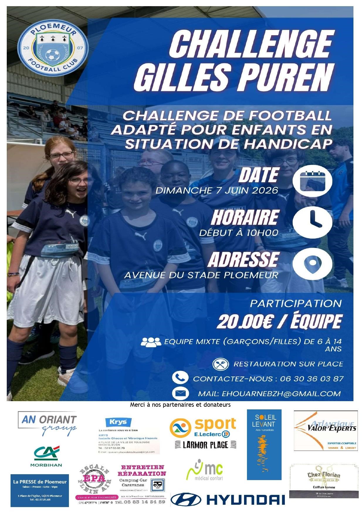 Challenge GILLES PUREN 2026