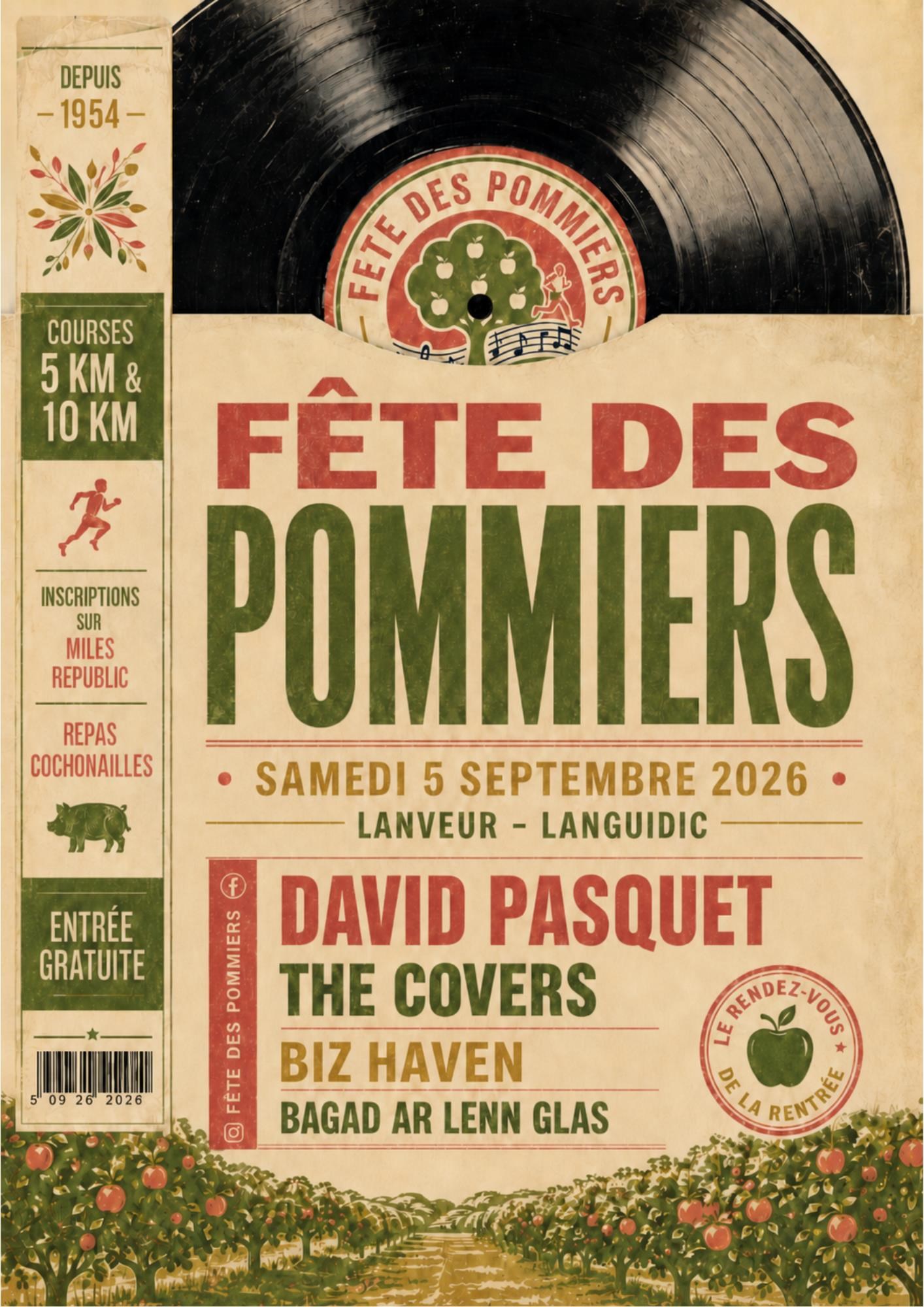 Affiche Fête des Pommiers