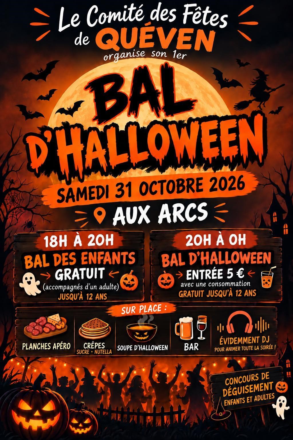 Bal d'Halloween aux Arcs à Quéven