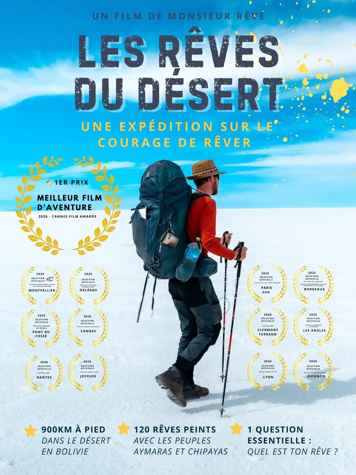 L'affiche du film «Les rêves du désert»
