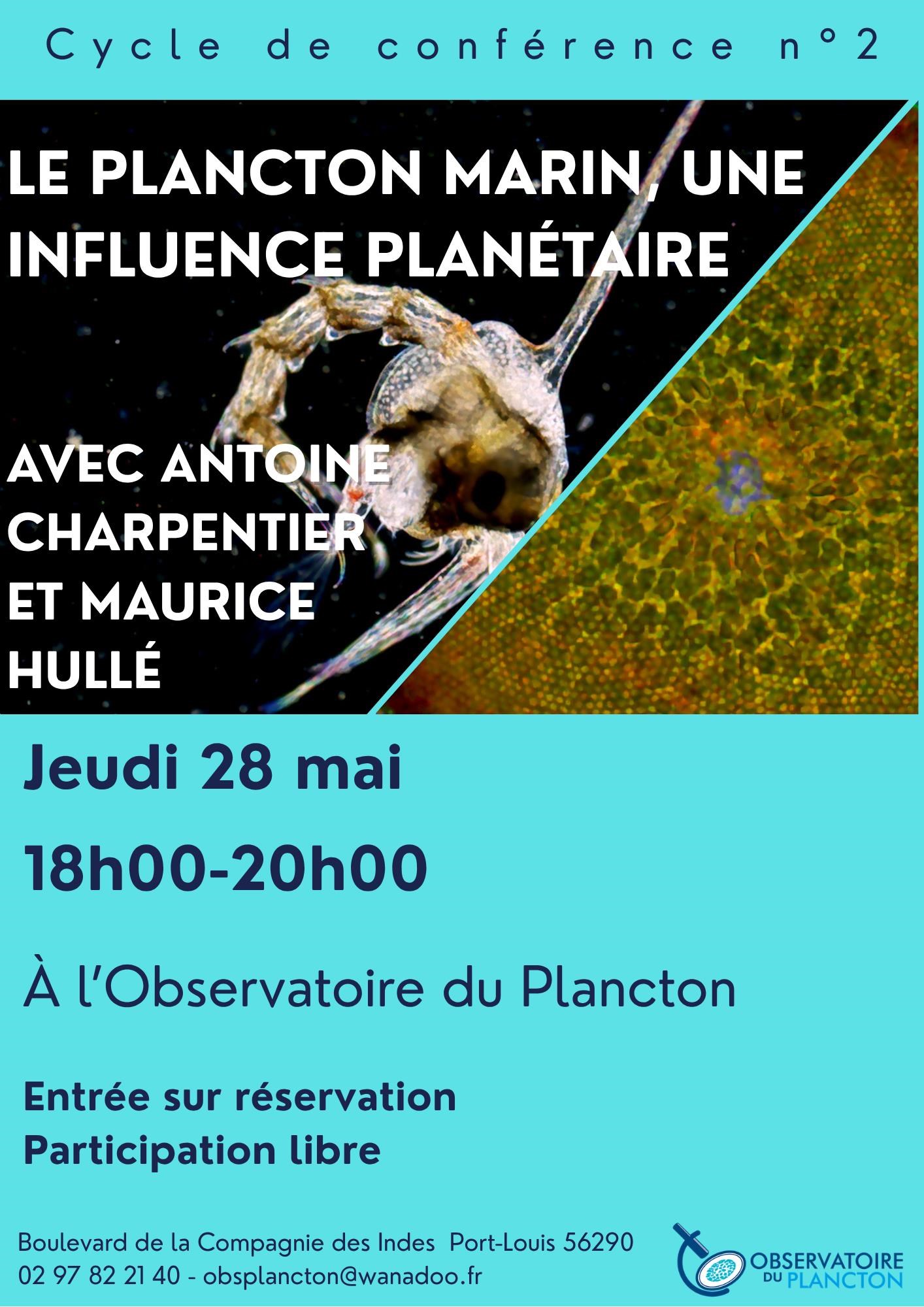 2ème conférence de l'Observatoire du Plancton
