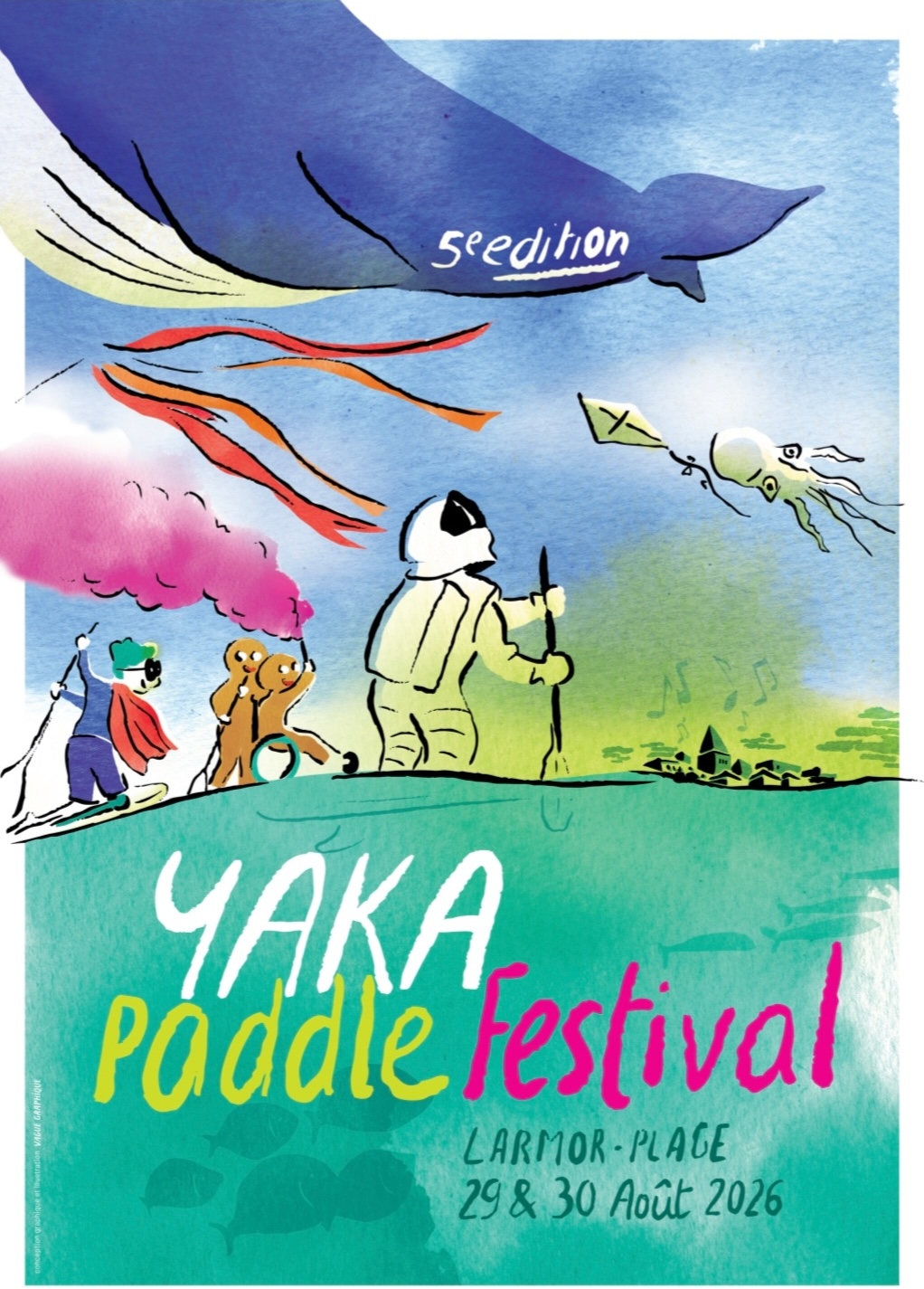 Yaka Paddle festival - 5e édition - 29 et 30 août à Larmor-Plage (Morbihan, 56)